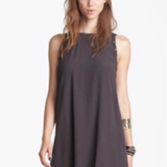 ASTR Gray High and Low Dress Size XS - Picture 2 of 9